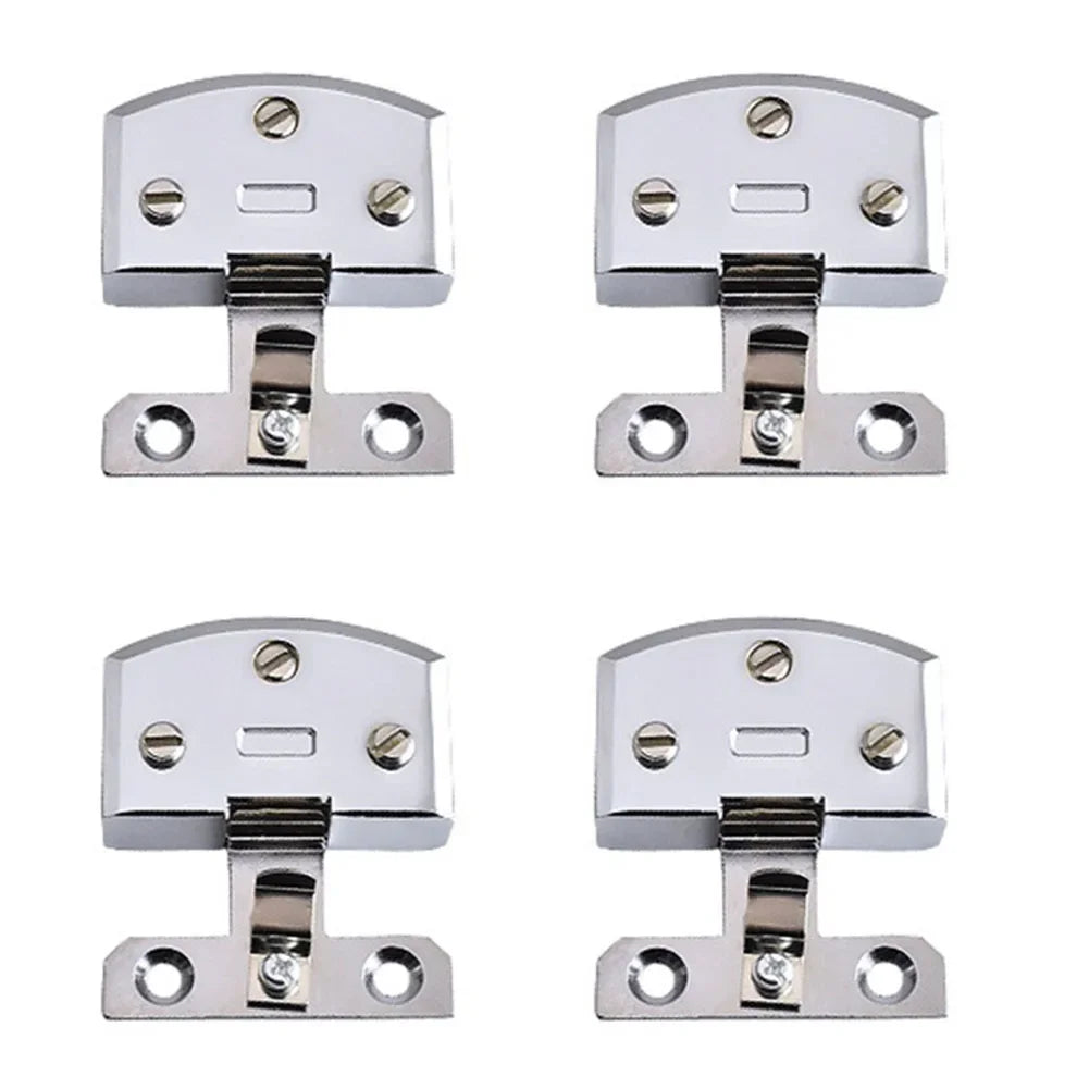 4pcs Glass Door Hinge Adjustable Clamp Inset Door Bathroom Shower Display Cabinet Cupboard Door Hinges Furniture Hardware