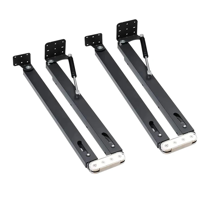 Flip-Down Folding Table Telescopic Multifunctional Dining Table Desk Cabinet Bar Cabinet Furniture Hardware Guide Rail