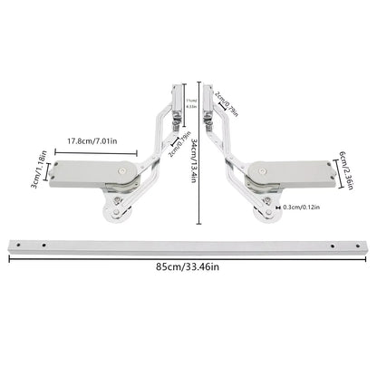 Hydraulic Buffer Cabinet Door Hinges Adjustable Mounting Arm Mechanism Hinges Furniture Cabinet Hardware