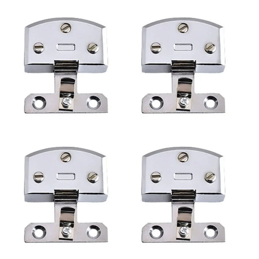 4pcs Glass Door Hinge Adjustable Clamp Inset Door Bathroom Shower Display Cabinet Cupboard Door Hinges Furniture Hardware